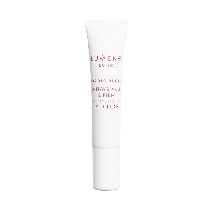 Lumene Anti Wrinkle & Firm Moisturizing Eye Cream - Skin Firming & Hydrating Nordic Berry Pre-Retinol Eye Cream for Dark Circles + Under Eye Bags - Vegan Eye Cream for Wrinkles & Fine Lines (.50z)