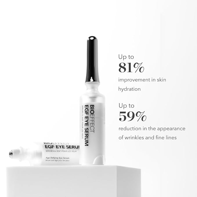 BIOEFFECT EGF Serum, Eye Serum, Eye Mask Skincare Set: Firming Favorites, with Barley Growth Factor
