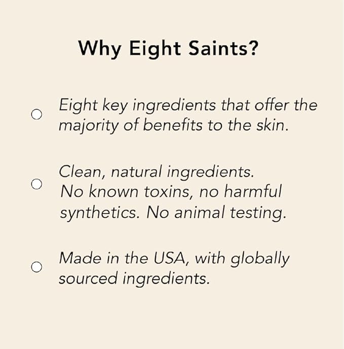 Eight Saints High Society Botanical Face Oil, Natural and Organic Anti Aging Facial Oil with Jojoba, Vitamin E, Marula, and Neroli, 1 Ounce