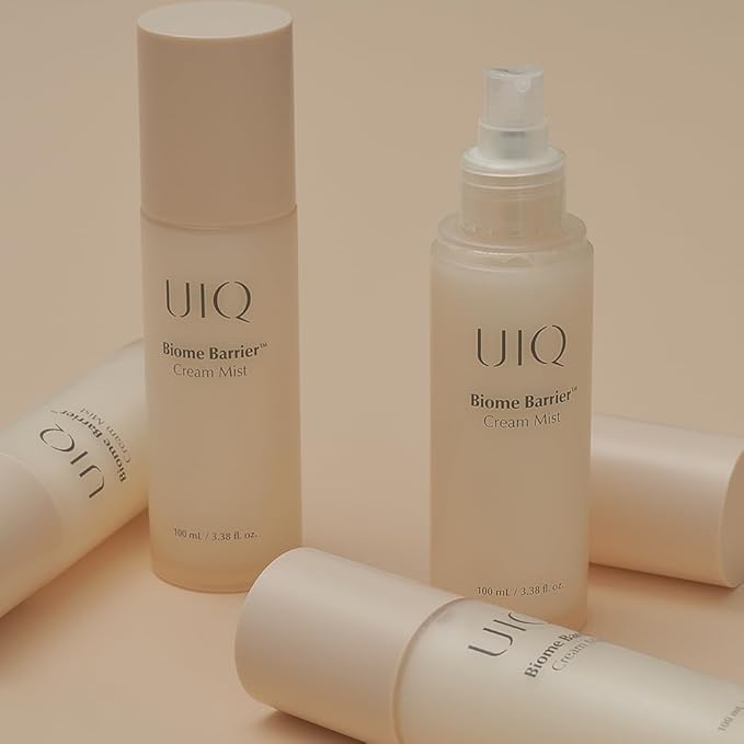 UIQ Biome Barrier Cream Mist - Facial Barrier Mist for Hydration & Skin Barrier Repair, Microbiome-Based Korean Skin Care, 3.38 fl oz