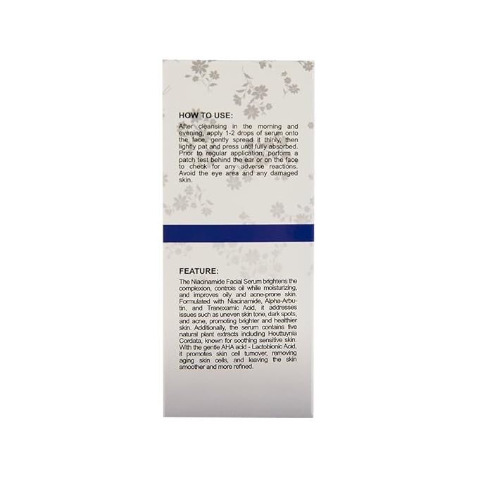10% Niacinamide Arbutin 2% Face Serum for Acne Control | Pore Minimizer for Face | Antiaging | Clears Acne Marks & Blemishes for Even Skin Tone | For Women & Men | 1 Fl Oz / 30 ml