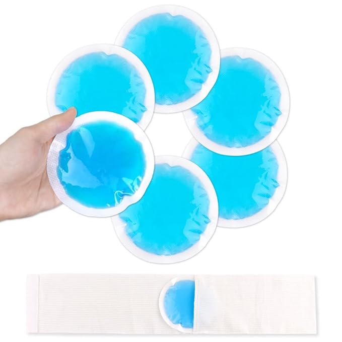 NEWGO Cold Eye Mask Cooling Eye Mask for Dry Eyes and Small Ice Packs for Injuries
