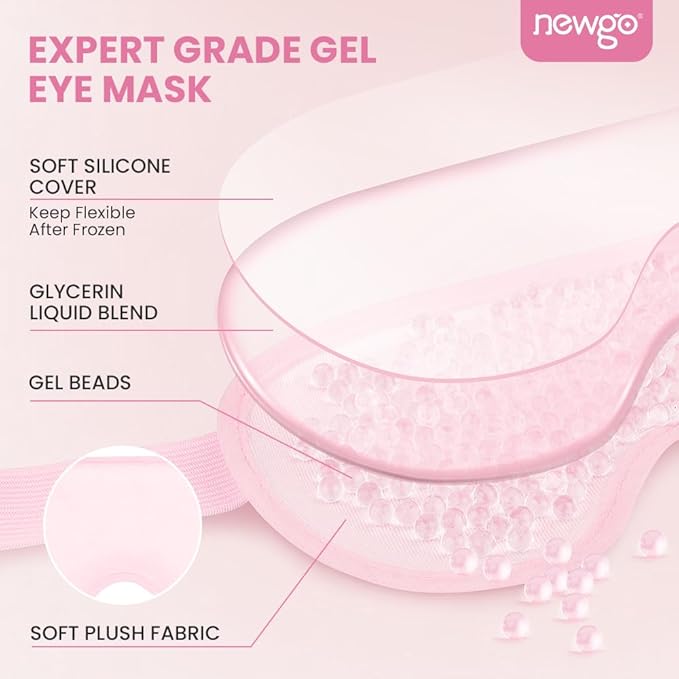 NEWGO Bundle of Cool Eye Mask for Dry Eyes 2 Pack
