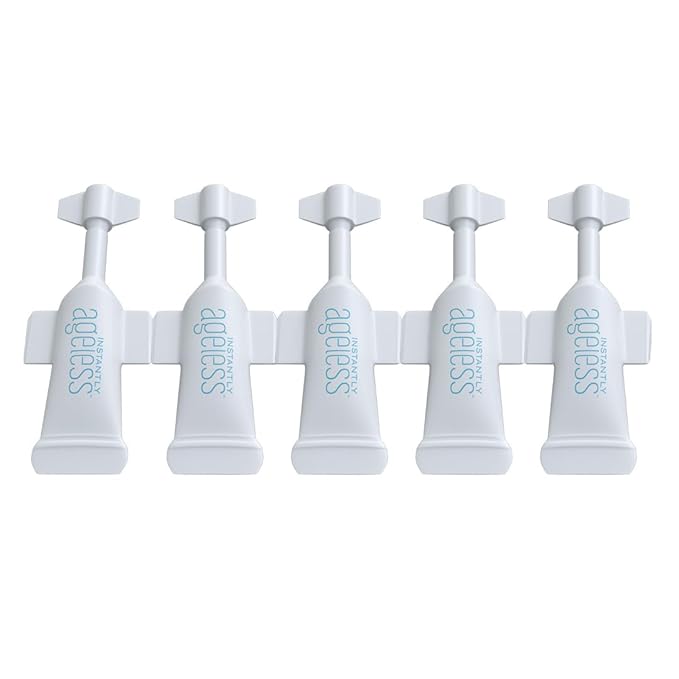 Instantly Ageless - Instant Face Lift Cream - Skin Care for Anti Aging face cream - Wrinkle Tightener - Instant Under Eye Bags Remover - Facelift 5 Vials