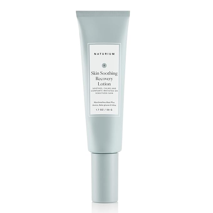 Naturium Skin Soothing Recovery Lotion, Marshmallow Root Plus Arnica, Beta-glucan & Aloe, Lightweight Moisturizer, 1.7 oz