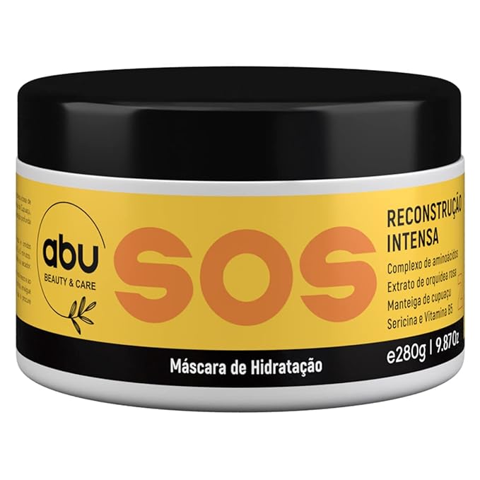 Abu Beauty & Care Brazilian Hair Mask Deep Reconstruction Complete Hair Restoration - Máscara Capilar Reconstrução Profunda Restauração Completa dos Cabelos 280G