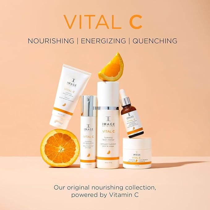 IMAGE Skincare VITAL C Duo - Hydrating Serum + Intense Moisturizer with Hyaluronic Acid & Shea Butter for Anti-Aging, Toning, & Deep Hydration (1.7 oz + 1.7 oz)