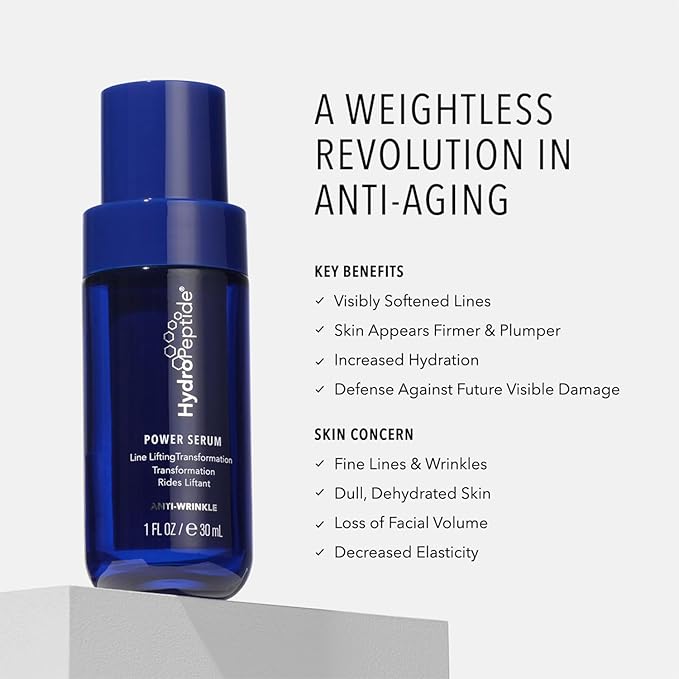 HydroPeptide Eye Authority and Power Serum Anti-Wrinkle Bundle, (0.5 Ounce and 1 Ounce)