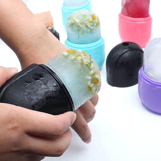 Ice Face Roller & Gua Sha,Face Massager,Facial Beauty Ice Roller Skin Care Tools,Skin Care Products-for Face&Eyes,Remove Fine Lines,Shrink Pores,Reduce Acne and Lubricate The Skin. (Blue)