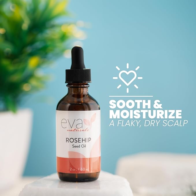Pure Rosehip Seed Oil (2 Fl Oz)- Rosehip Oil for Face Aids Stretch Mark and Scar Removal - Facial Oil Reduces Inflammation, Collagen for Radiant Skin - Face Oil - Best Rose Hip Oil for Face