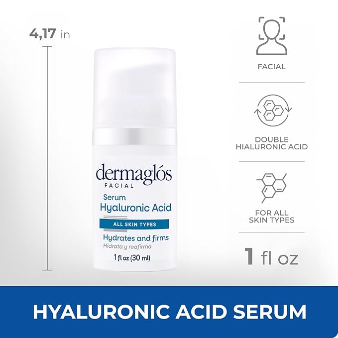 Skincare Facial And Body Set | Micellar Water 13,52 floz + Hyaluronic Acid Serum With Provitamin B5 1 floz + Ultra Volume Night Cream 1,76 oz + Body Cream Hydration for 24 hours 10,58 oz