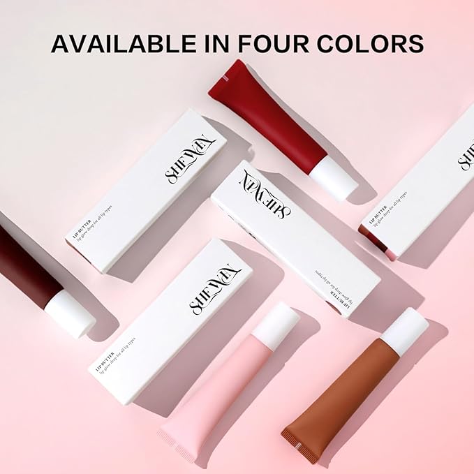 Tinted Lip Butter Balm - Vegan Lip Balm for Instant Moisture, Shine & Hydration - Sheer-Tinted, Soothing Skincare (Coffee)