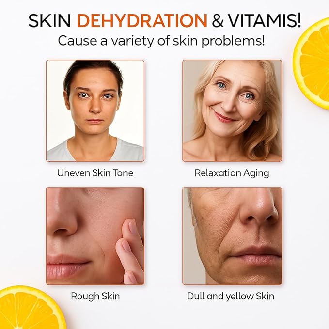 Super Vitamin C Serum for Mature Skin with Hyaluronic Acid, and Aloe Vera - Hydrating, Lifting, Face Wrinkle & Age Spot Reduction, Anti-Aging Skincare, Super C Serum (1.7 fl oz)