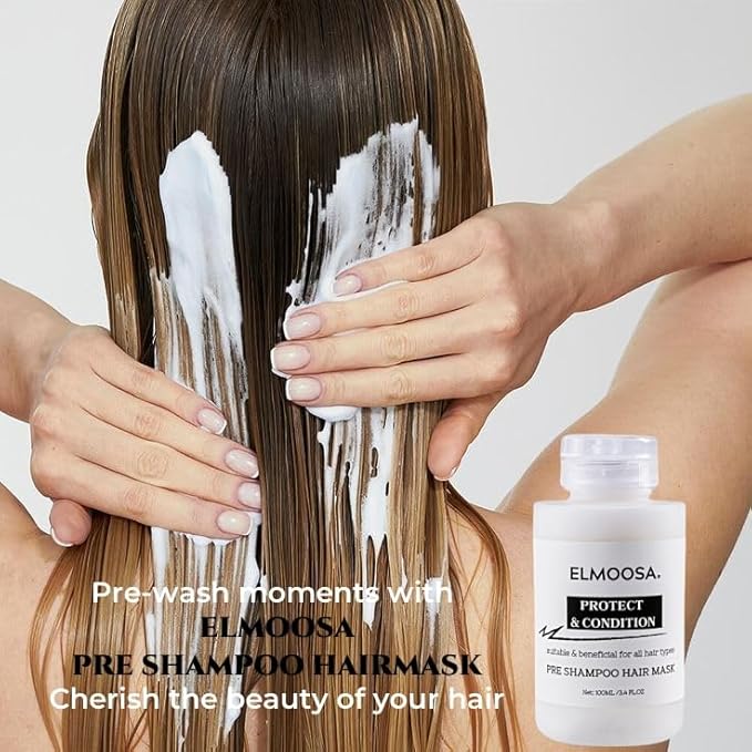 PRE SHAMPOO HAIR MASK,100ML KERATIN & MACADAMIA TERNIFOLIA SEED OIL,INTENSIVELY MOISTURIZES HAIR, RESTORING SILKINESS AND SHINE/HEAT PROTECT