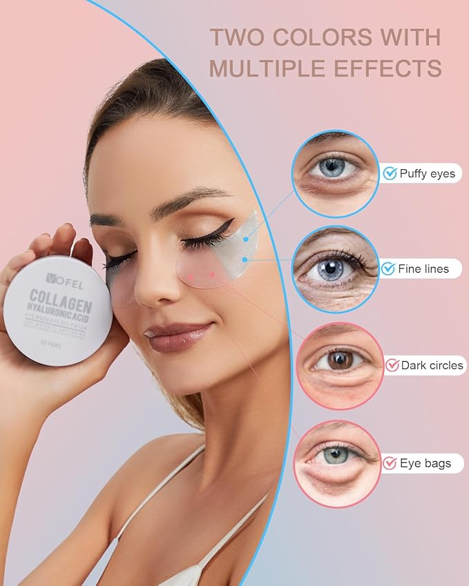 Hyaluronic Acid Serum for Face Eye Patches for Wrinkles