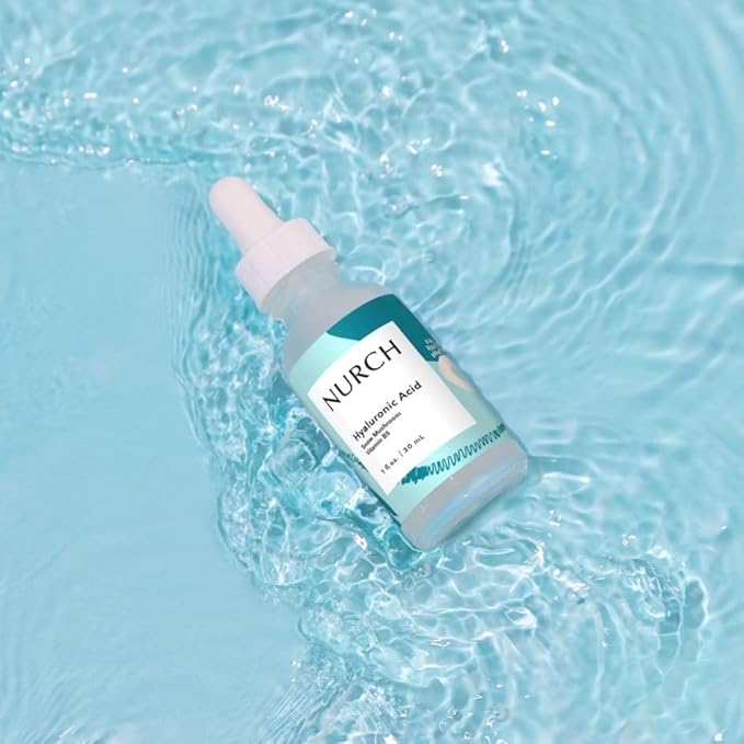 Pure Hyaluronic Acid Serum for Face + Snow Mushroom + Vitamin B5 | Natural & Lightweight | Vegan, Clean, & Fragrance Free | Moisturizer Hydrates Dry Skin & Reduces Appearance of Fine Lines, 1 Oz
