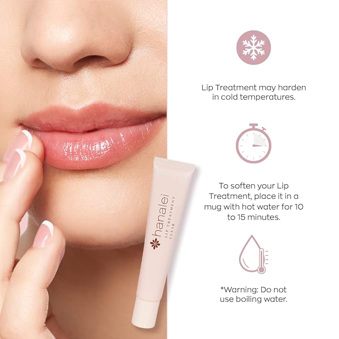 Hanalei Lip Treatment Bundle (Rose and Mauve Pink) | Made with Kukui Oil, Shea Butter, Agave, and Grapeseed Oil, Soothe Dry Lips (Cruelty free, Paraben free)
