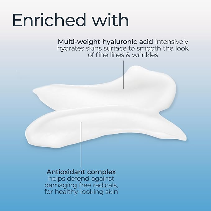 Eucerin Face Immersive Hydration Gel Cream with Hyaluronic Acid, Skin Care Gifts for Mom, Ultra-Lightweight Face Moisturizer Smooths Fine Lines and Wrinkles, 1.7 Oz Jar