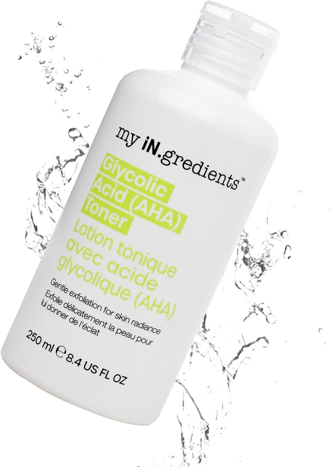 Masque Bar My Ingredients Glycolic Acid (AHA) Toner - Helps Exfoliate The Skin - Reveals Soft Even-Toned Skin