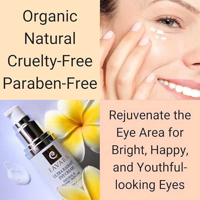 Organic Facial Cleanser, Anti Aging Eye Cream and Natural Ultra Face Moisturizer