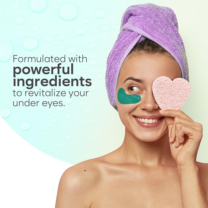Aloe Vera Under Eye Patches (30 PAIRS), For Puffy Eyes and Dark Circles, Under Eye Mask with Hyaluronic Acid & Hydrolyzed Collagen, Deeply Hydrating Formula, Patch Yeux