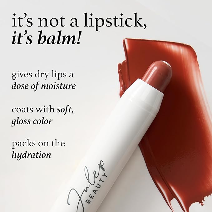 Julep It's Balm Tint of Color Lip Balm - Almond Nude | Hydrating Lip Color with Vitamin E Core | Natural Gloss Finish | Vegan & Cruelty-Free