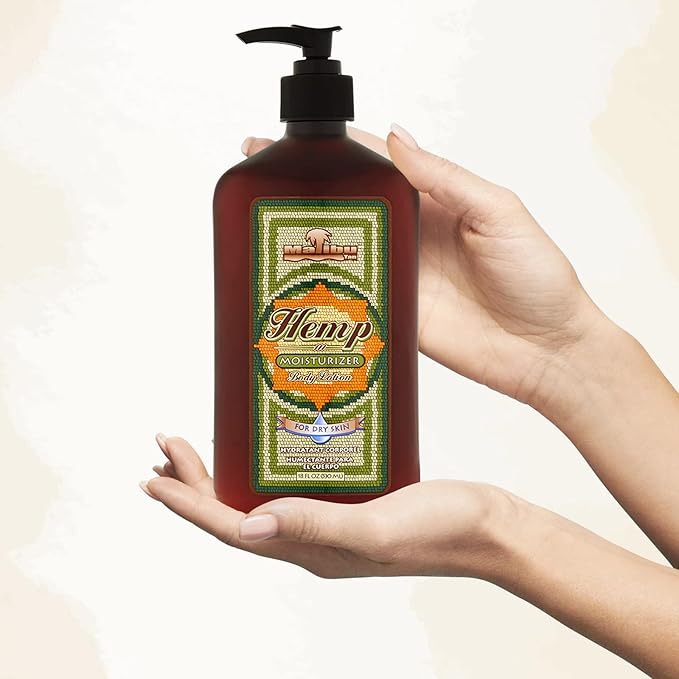 Malibu Tan For Dry Skin Hemp Body Lotion, 18 fl oz (3 Pack)