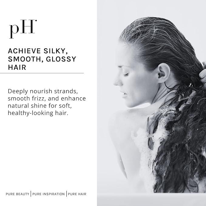 pH PURE HAIR Repair Hair Mask - Revitalizing Treatment for Damaged & Bleached Hair - Strengthening Moisturizing Mask with Hyaluronic Acid - Restores Volume - Sulfate-Free & Paraben-Free - 6.7 Oz