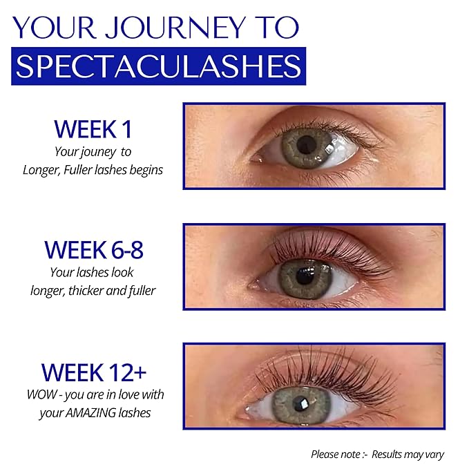 SPECTACULASH RAPID LASH SERUM for Eyelash Growth Serum to Grow Long Natural Lashes – Grow Long Eye Lashes – Lash Conditioner – Eyelash Volume - Suero Para Pestañas Crecimiento by DERMAWORKS