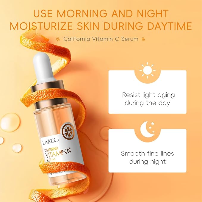 Vitamin C Skin Care Set For Teen Girls, 12 In 1 Vitamin C Birthday Gifts for WomensWith Toner,Cleanser,Toner,Cream,Eye Cream,Sunscreen, Skincare Set For Women 12PCS
