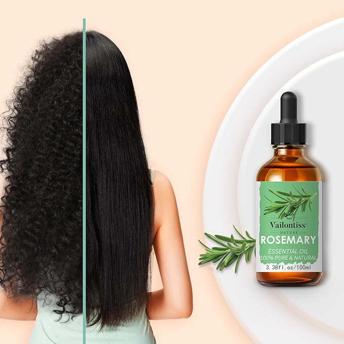 Rosemary Oil, Scalp & Hair Strengthening Oil, Rosemary Oil for Hair Growth, Dandruff Removal and Hair Strengthening for All Hair Types(Rosemary Oil, 100ml)