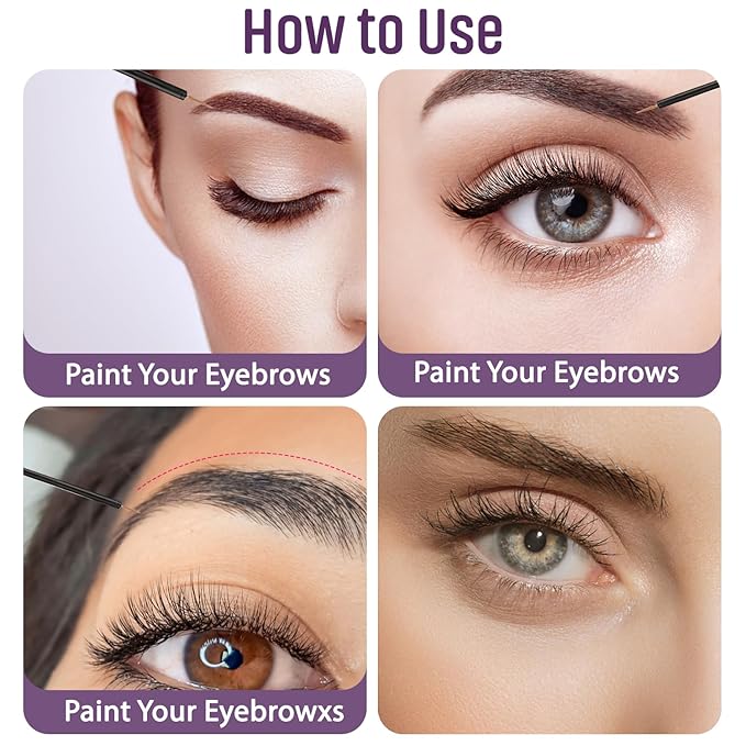 UOG Eyebrow Enhancing Serum Complex - Premium Formulated Allergy-Free Brow Conditioner for Thicker, Fuller, Stronger Brows, Safe for All Skin Types, 4-Month Supply. (4mL)