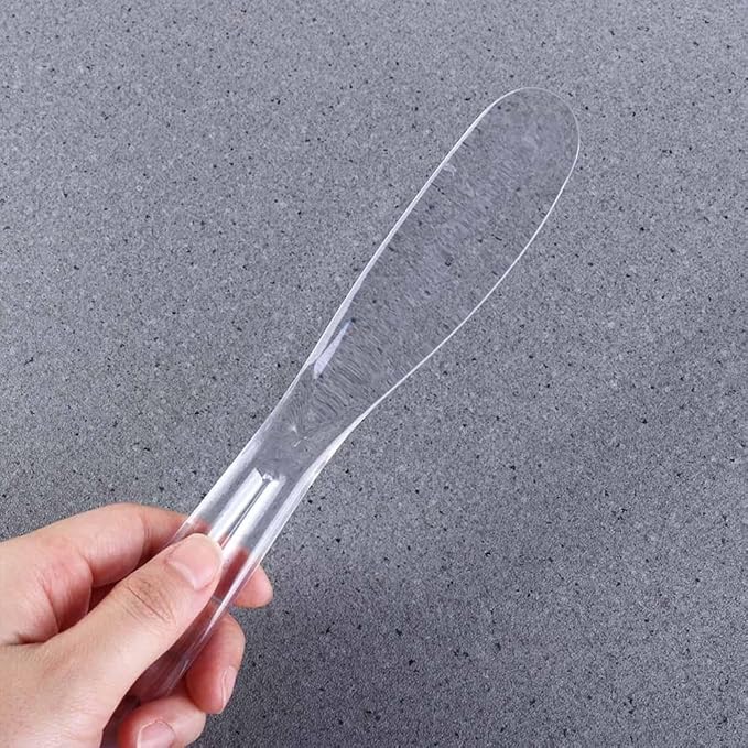 Leadigol 10 Pcs Cosmetic Facial Cream Mask Spatulas, Soft Cosmetic Mask Mixing Spoon Scoops Spatulas Stick Skin Care Tools Make Up Tools for Women Girls