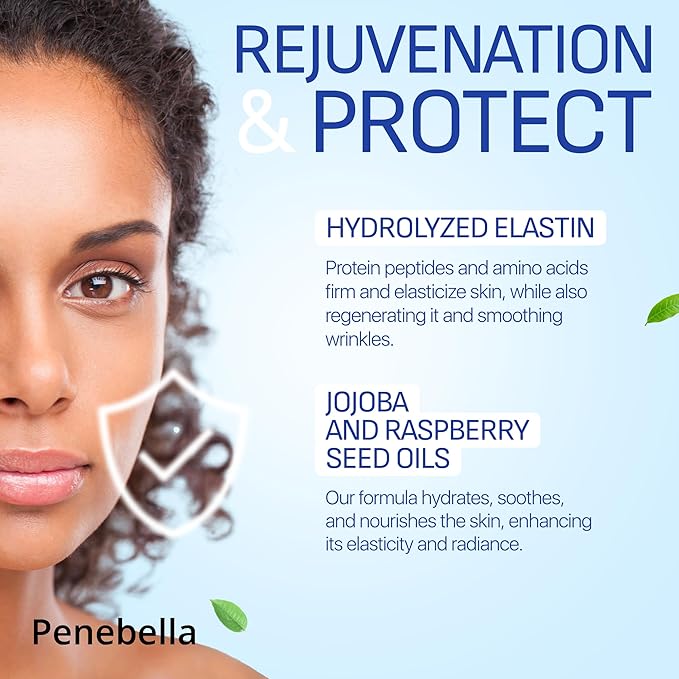 Face & Neck Cream for Tightening and Firming - Hyaluronic Acid 4D, Vitamin E + B5, Elastin - Made in Europe - Lift & Firm Cream - Face Moisturizer Anti Aging Treatment for All Skin