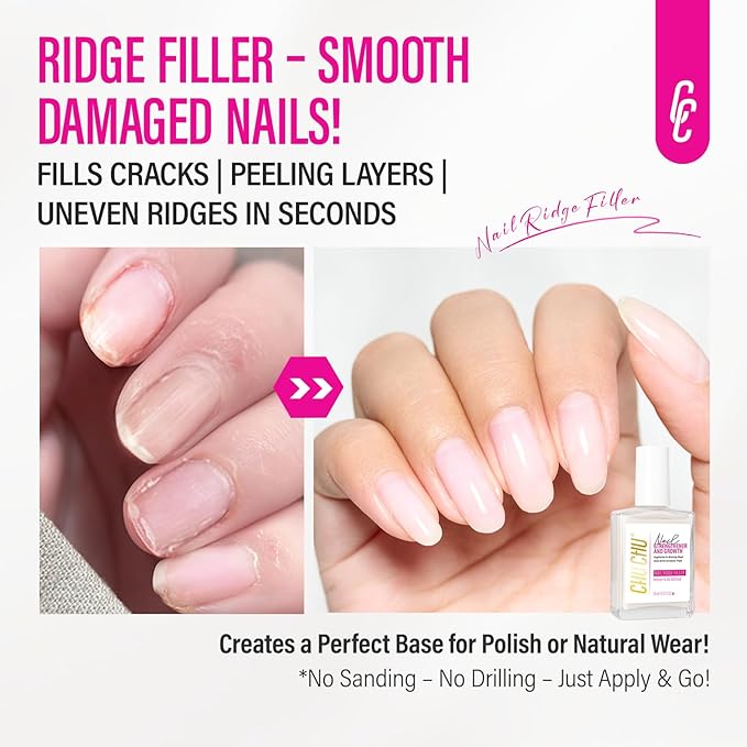 Nail Hardener Extra Strong and Growth: Milky White Natural Nail Strengthener for Enthusiast - Polish Hardener Ridge Filler Concealer for Damaged Nails 15ml