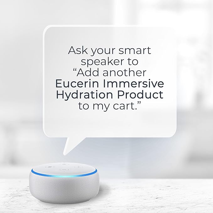 Eucerin Face Immersive Hydration Gel Cream with Hyaluronic Acid, Skin Care Gifts for Mom, Ultra-Lightweight Face Moisturizer Smooths Fine Lines and Wrinkles, 1.7 Oz Jar