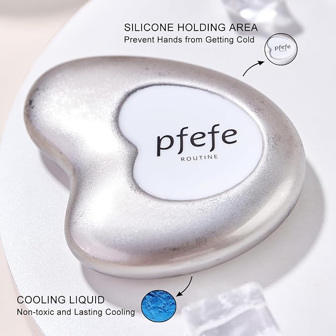 Cryo Sticks and Gua Sha Set, Esthetician Supplies Cooling Spa Globes Cold Roller with Storage Case