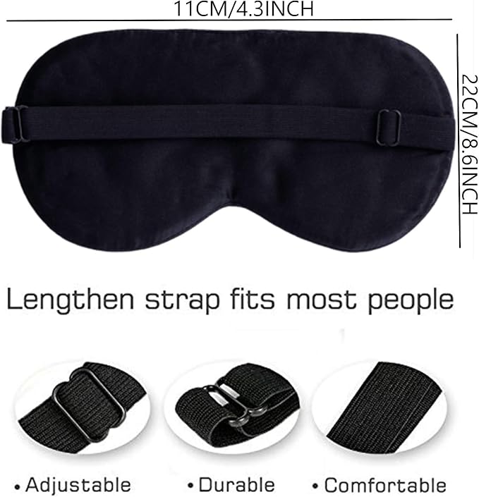 Maxfeel 100% Pure Silk Eye Mask - Sleep Eye Cover in Printed Colors (#11)