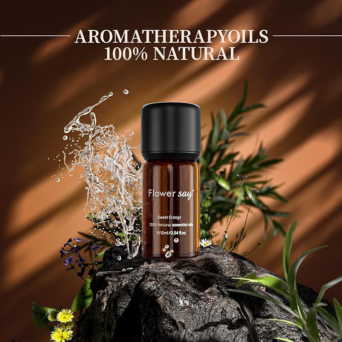 Sweet Orange Essential Oil - 100% Pure Natural MAX Undiluted Premium Therapeutic Grade Essential Oils for Diffuser/Skin Care/Massage/Hair/Toenails - 0.34Oz(10Ml)