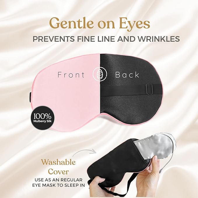 Heated Eye Mask for Dry Eye Relief - Stye Eye Treatment, Sinus Eyemask, Electric Eye Mask for Dry Eyes Moist Heat, Dry Eye Masks with Moist Heat Warming Compress Eye Mask - Warm Compress - DiviniTi