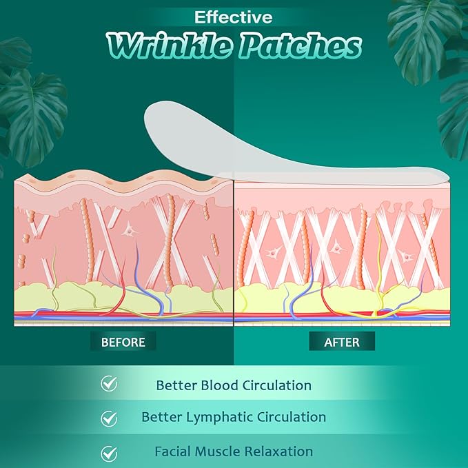 Chest Wrinkle Pads, 2 Pack, Resuable Sleep Patches Silicone Patches for Wrinkles, Anti Chest Wrinkles from Side Sleeping