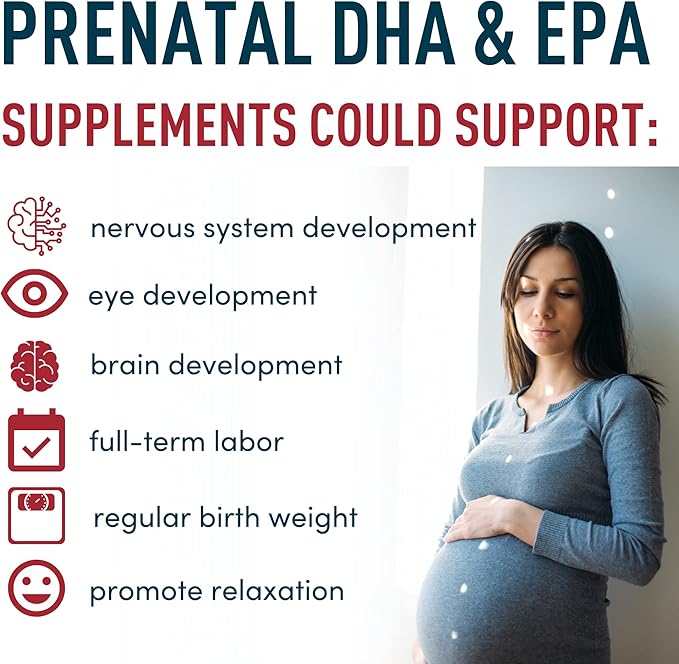 WINDSOR BOTANICALS Liquid Biotin, Liquid Iron with Folic Acid and Prenatal DHA - Wellness and Pregnancy Support Bundle