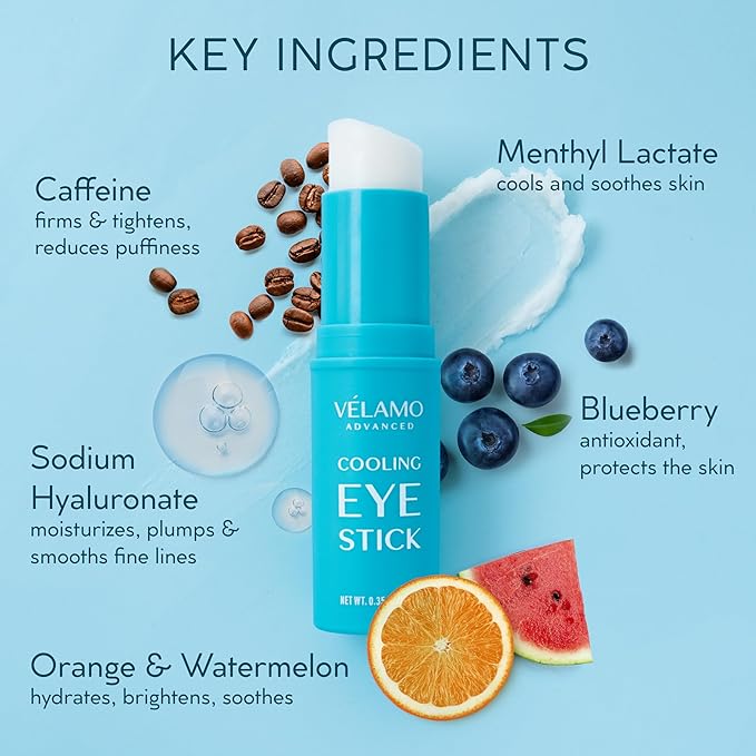 Retinol Eye Stick & Cooling Eye Balm Stick with Caffeine