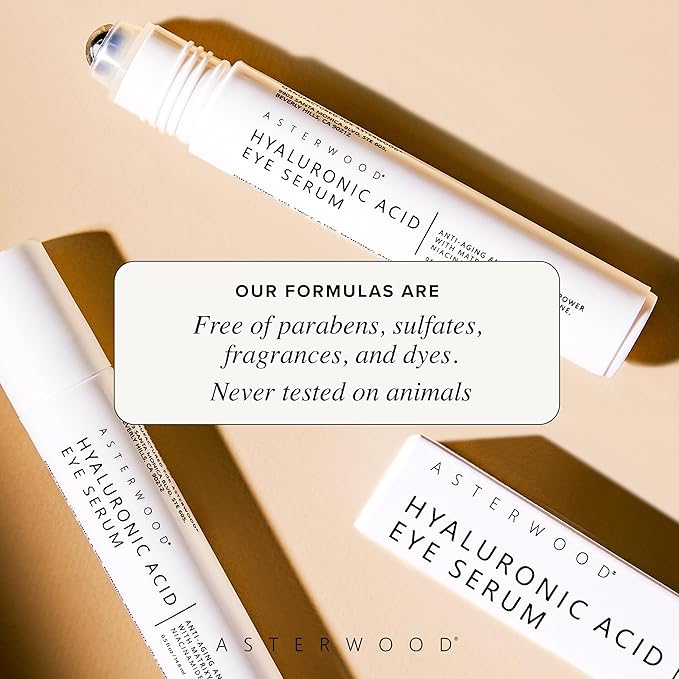 Asterwood Hyaluronic Acid Serum (1 oz) + Hyaluronic Acid Eye Serum