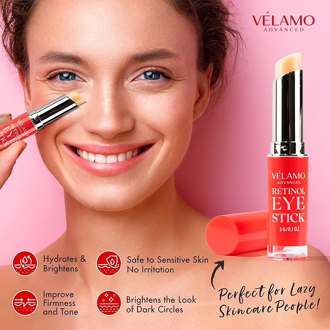 Retinol Eye Stick & Cooling Eye Balm Stick with Caffeine