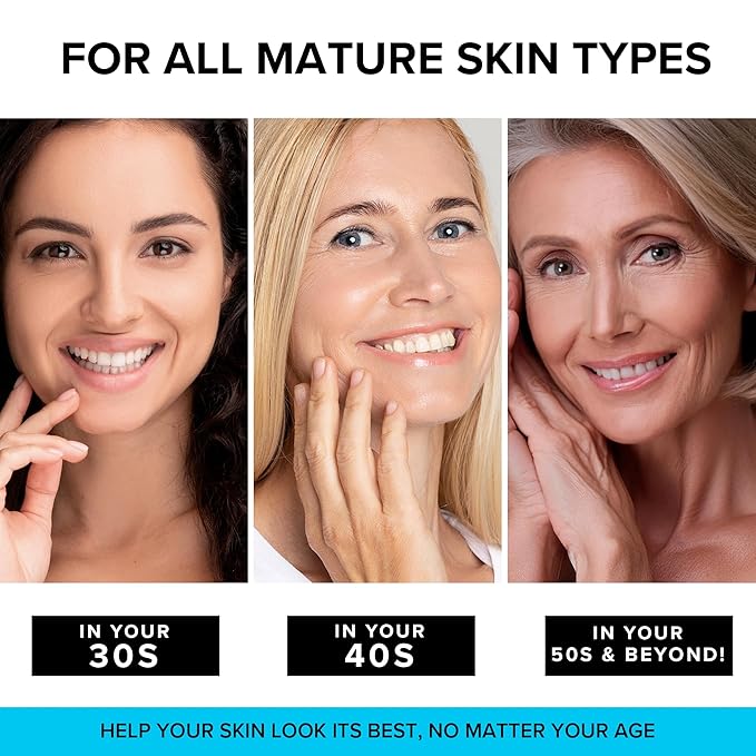 SimplyVital Collagen, Retinol & Hyaluronic Acid Cream - Anti-Aging Retinol Cream for Face, Neck & Décolleté - Made in USA - Daily Moisturizer Face Cream - 3,38 fl oz