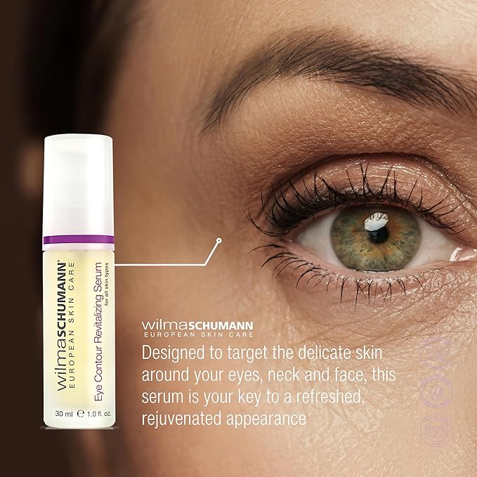 Collagen Moisturizing Serum + Eye Contour Serum Bundle, Reduces Fine Lines and Wrinkles, Set Includes (2) 1OZ/30ML Bottles