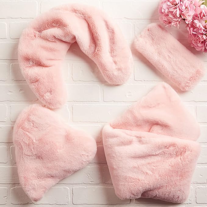 Bucky Hot & Cold Therapy Spa Collection, Reversible Ultra Luxe Eye Pillow, Plush Pink (Pack of 2)