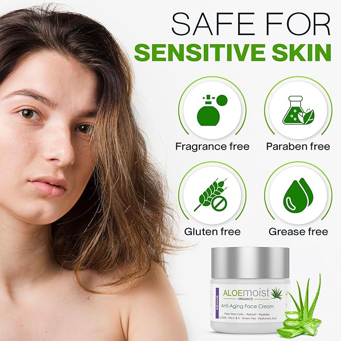 Advanced Retinol Cream for Face | Revive Anti Aging Face Cream for Women & Men Topical Retinoid Wrinkle Repair Day or Night Moisturizer, Organic Retinol Facial Moisturizer for Aging Skin Care, 2 Pack