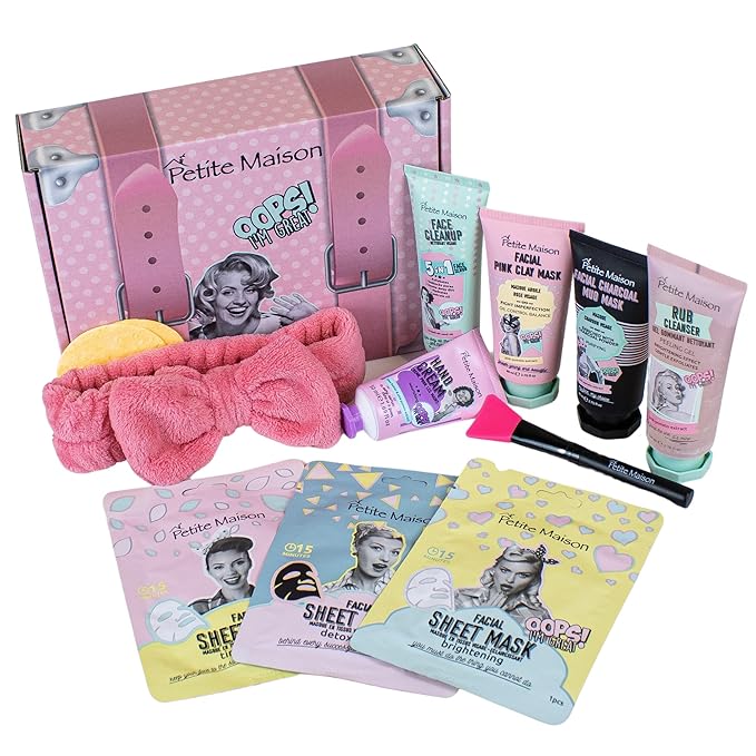 Skincare for Teens - Gift Set for Women - Spa Baskets - Birthday Gift Basket - Skincare Set - Spa Gift Set - Make Up Gift Basket - Spa Kit - Spa Box - Mother's Day Gift Basket